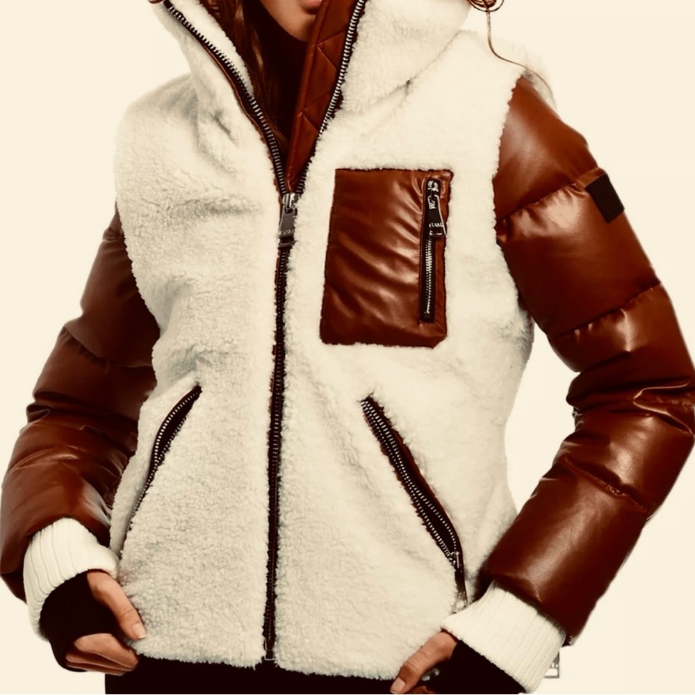 NWT- SAM. New York Wylie mixed media jacket- retail $475